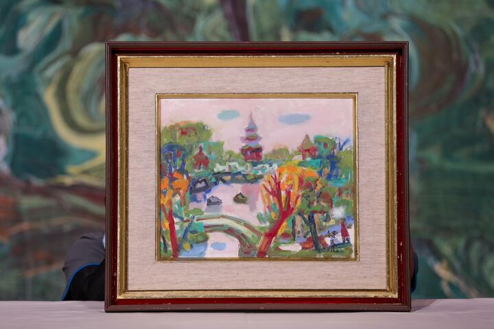 廖繼春-公園一隅