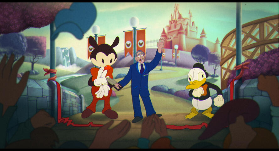 06-邪恶快乐岛-片中出现谐仿知名卡通人物的桥段