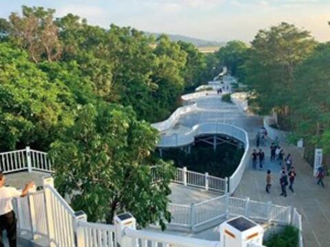 台中市政府客家事务委员会将於后里园区内的花花步道设置-客家主题灯区