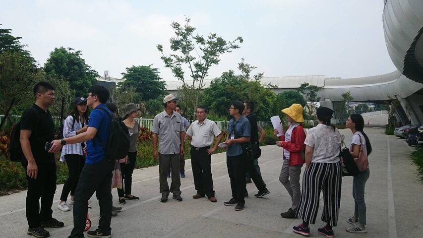 客委会昨-3-日前往台湾灯会客家展区预定地会勘