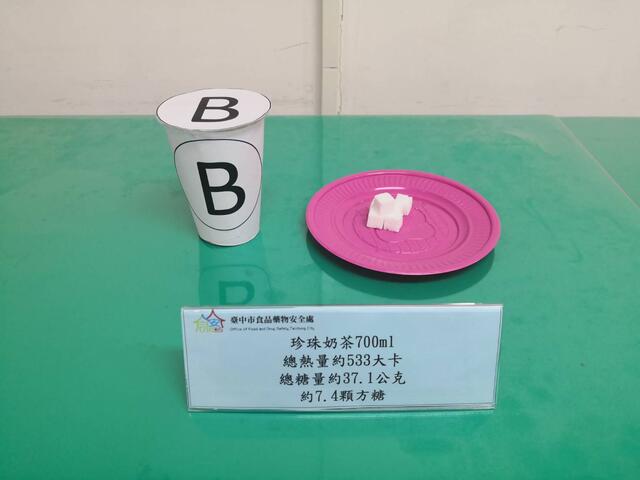 珍珠奶茶700ml总糖量约317公克