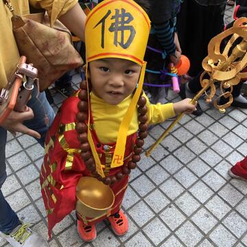 現場小朋友打扮成喜愛的角色