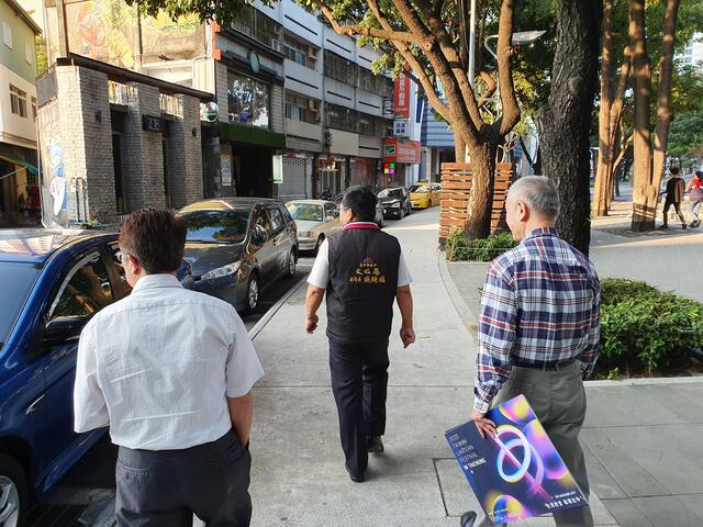 文化局施副局長純福帶隊進行踩街路線實勘