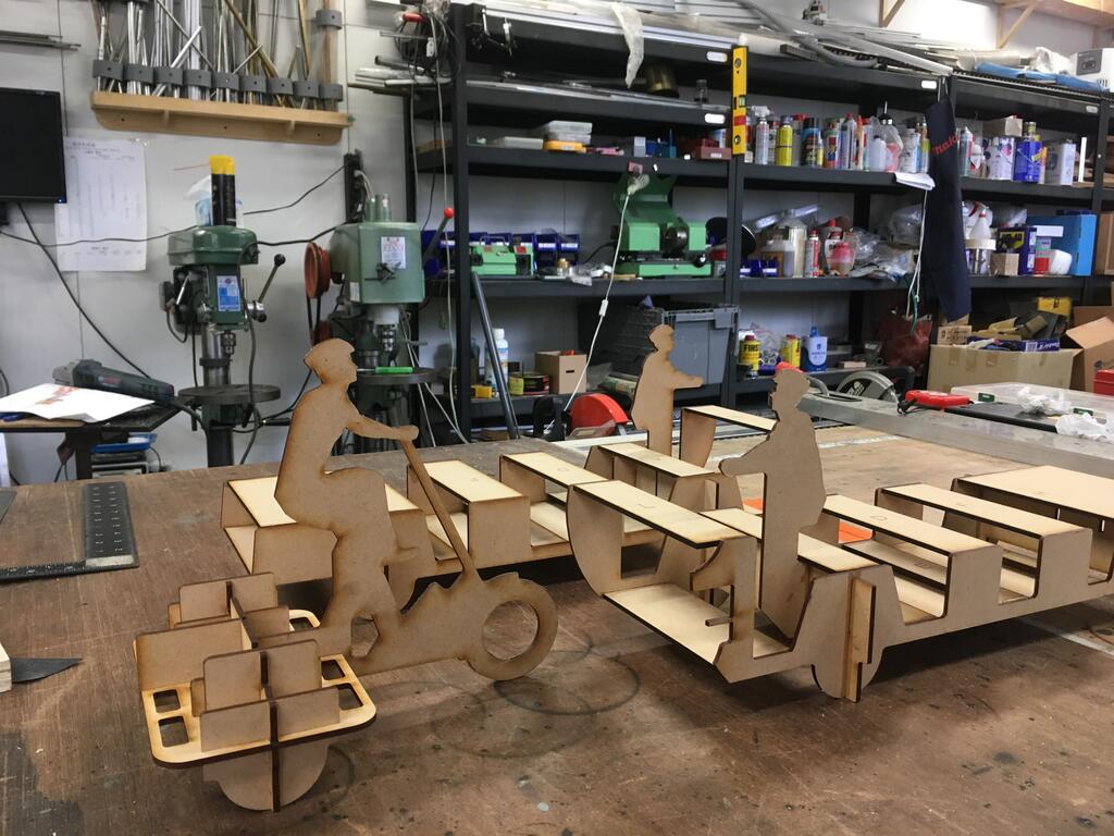 2020台湾灯会在台中-宝岛炫光巡逻队大车车体模型