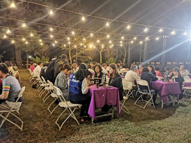 紫色浪-慢-餐桌-活動現場