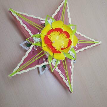 越南傳統星星型手工燈籠