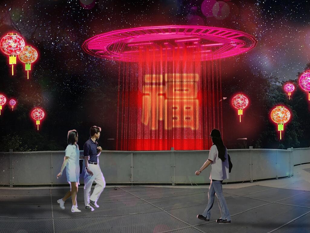 東勢-新丁祈福-意象燈區創作示意圖