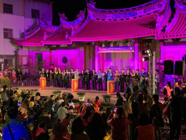 大肚磺溪書院閃亮藝術點燈-夜晚白天都美麗