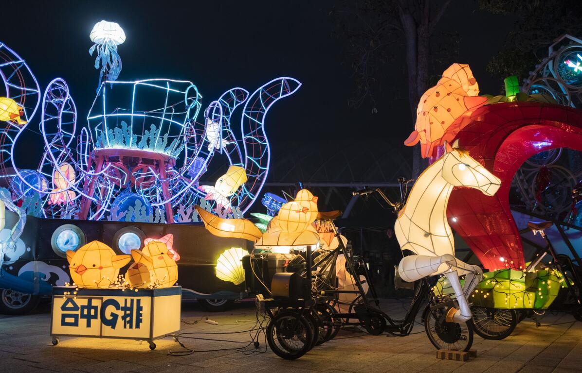 台灣燈會超嗨遊行車寶島炫光巡邏隊2月８日起出巡