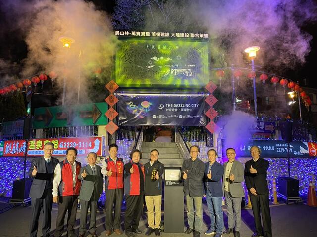 吹起濃濃中國風-大坑圓環城市意象點燈