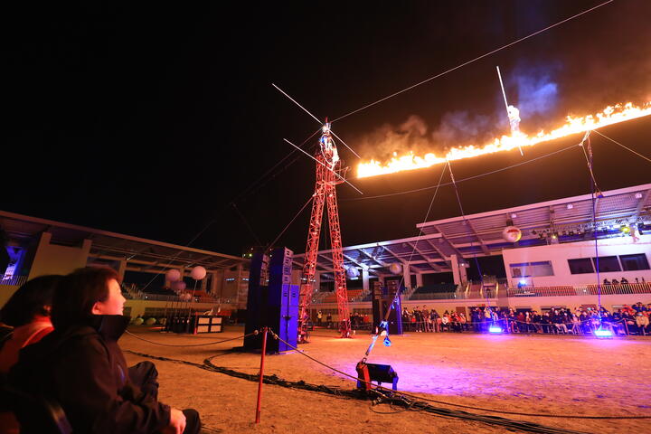 演出以火為試煉-引領觀眾進入冒險-奇幻的挑戰