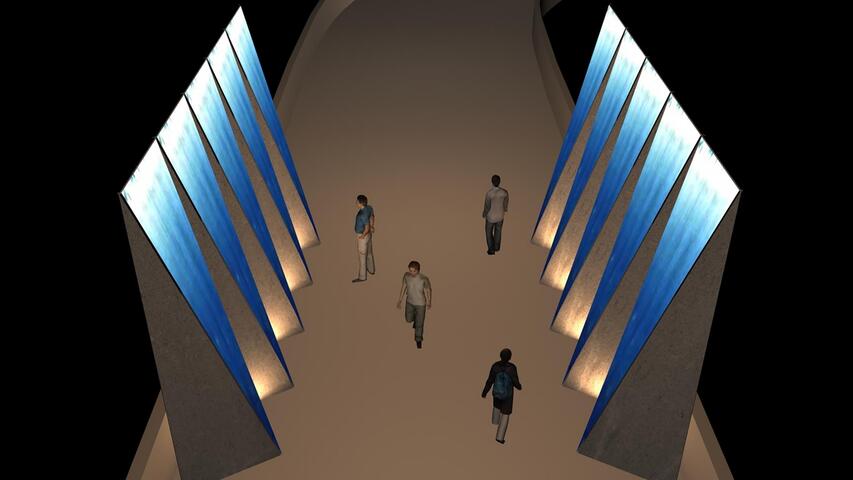 石岡-漫遊時光吧-意象燈區創作示意圖