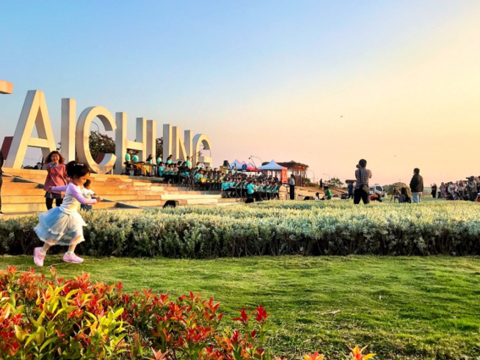 迎賓河的筏子溪已提前完成植栽景觀及環境整理