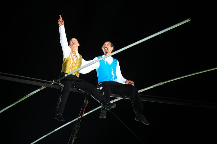 馬場高空特技表演