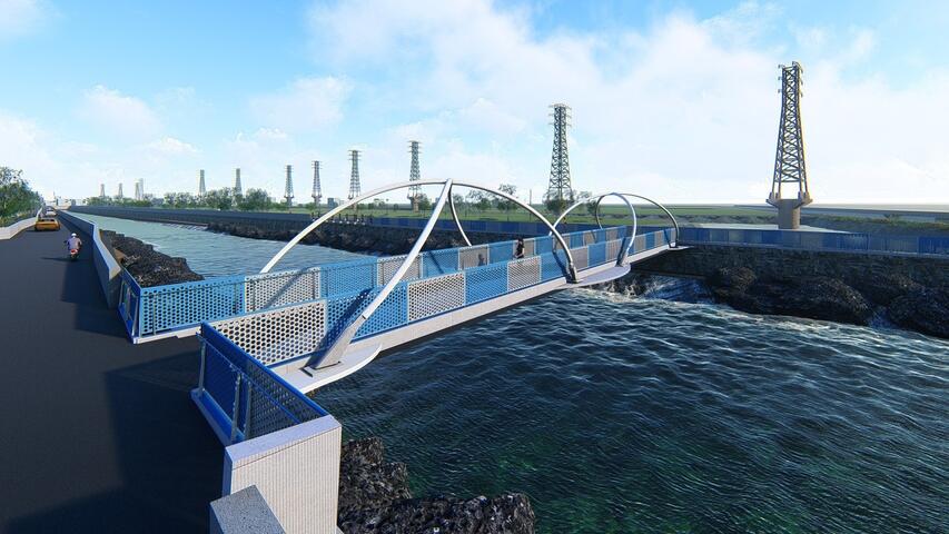 麗水漁港新建跨河橋梁及延伸自行車道模擬圖3.jpg