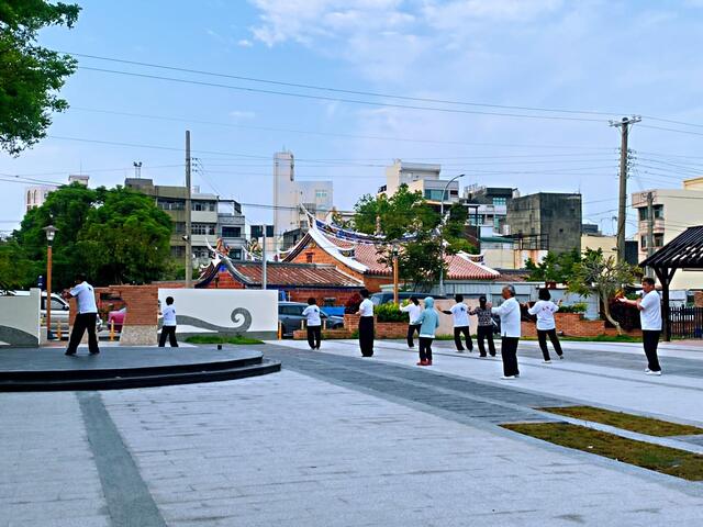 大甲文昌祠旁休憩廣場擴建整修工程4月初完工.jpg