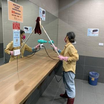 南屯国民运动中心盥洗间消毒