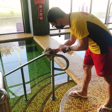 朝马运动中心消毒附设游泳池