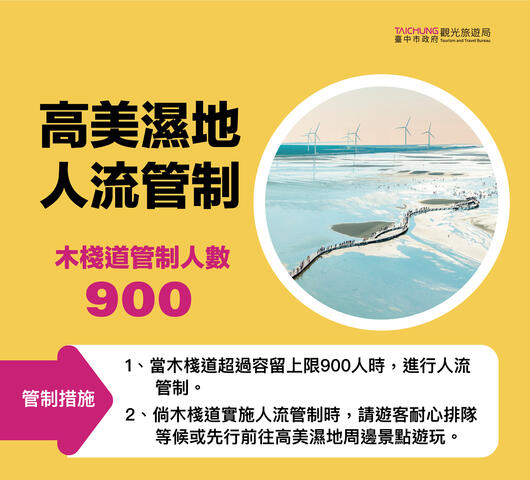 五一连假台中景点防疫宣导与管制措施不松懈 台中市即时影像灯号新功能 贴心提醒民众出游参考