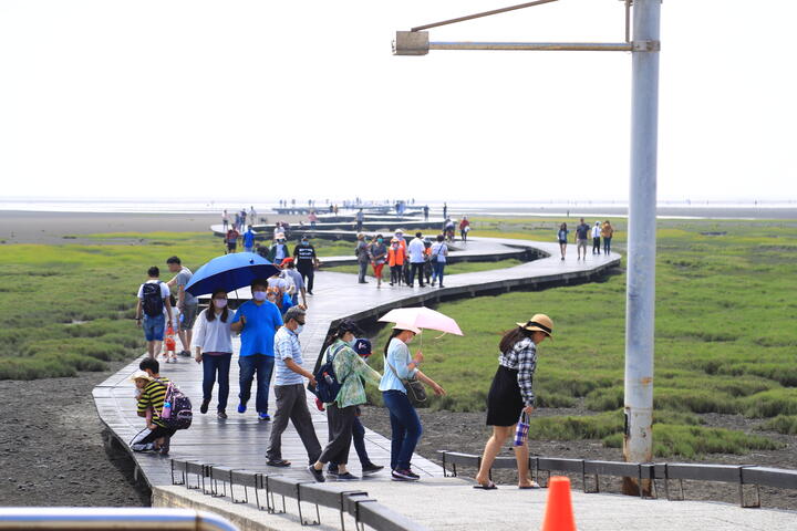 高美濕地4月11日起進行人流管制