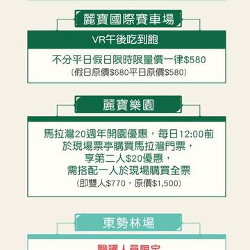 臺中觀光振興暨旅遊優惠內容