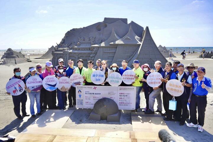 「一沙一世界」 世界文化巡禮 到台中大安賞沙雕環遊世界