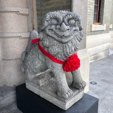 重現歷史原貌-帝糖台中所-狛犬-回家了