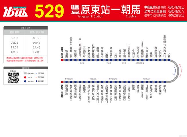 529路公車路線圖