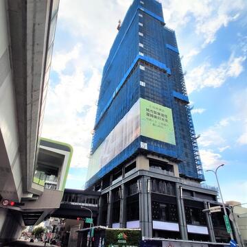 台中捷运绿线-文华高中站-共构大楼