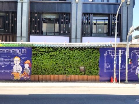 施工围篱内缩-提供舒适的人行道空间