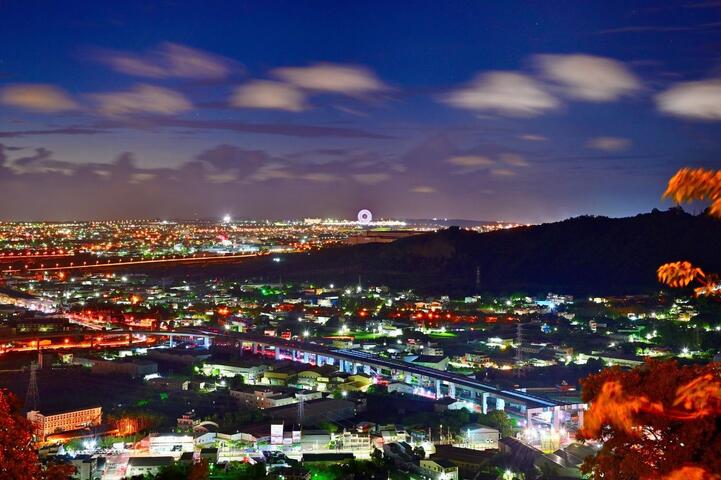 豐原公老坪觀景台-為許多情侶賞夜景的勝地
