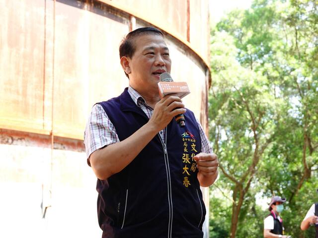 文化局長張大春致詞