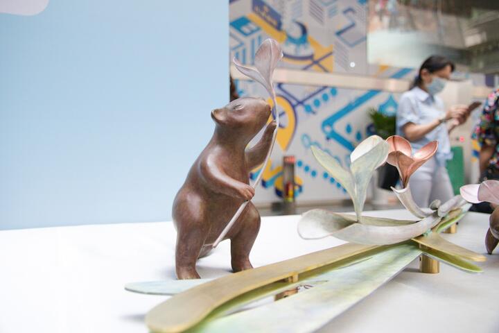 今日展前記者會以有部分精美展品搶先露出