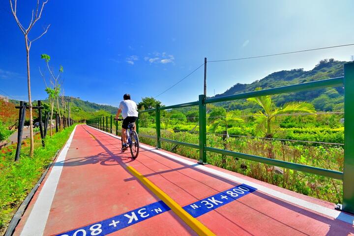 草湖溪三期竹仔坑生態自行車道