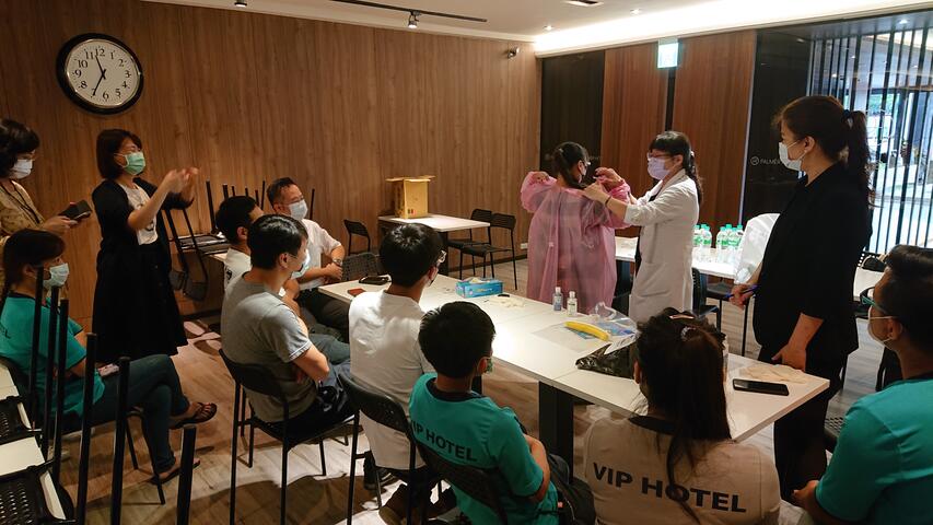 中市觀旅局強化居家檢疫替代所查核-落實防疫-守護全民健康