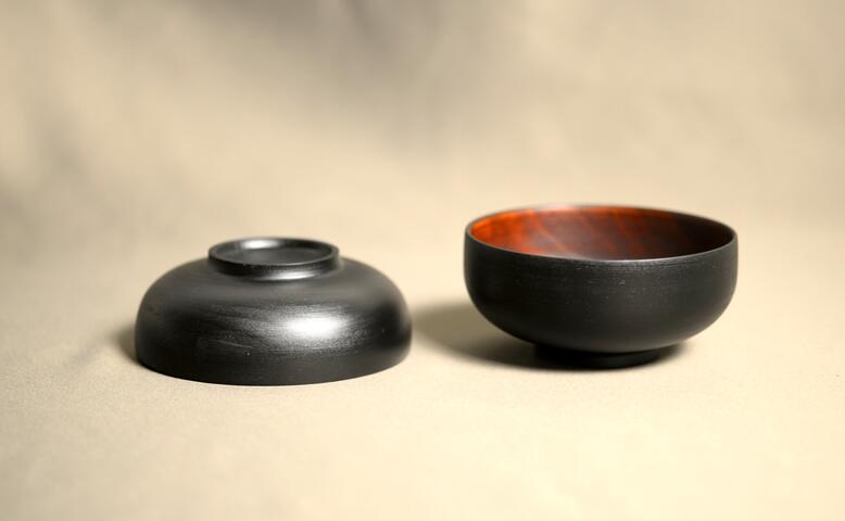 光山行本色漆器湯碗-照片提供-光山行