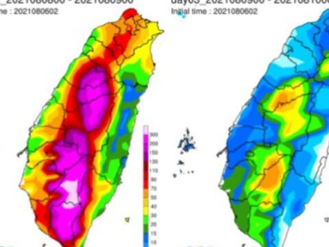 熱帶性低氣壓夾帶西南氣流來襲-中市府三級應變再度開設