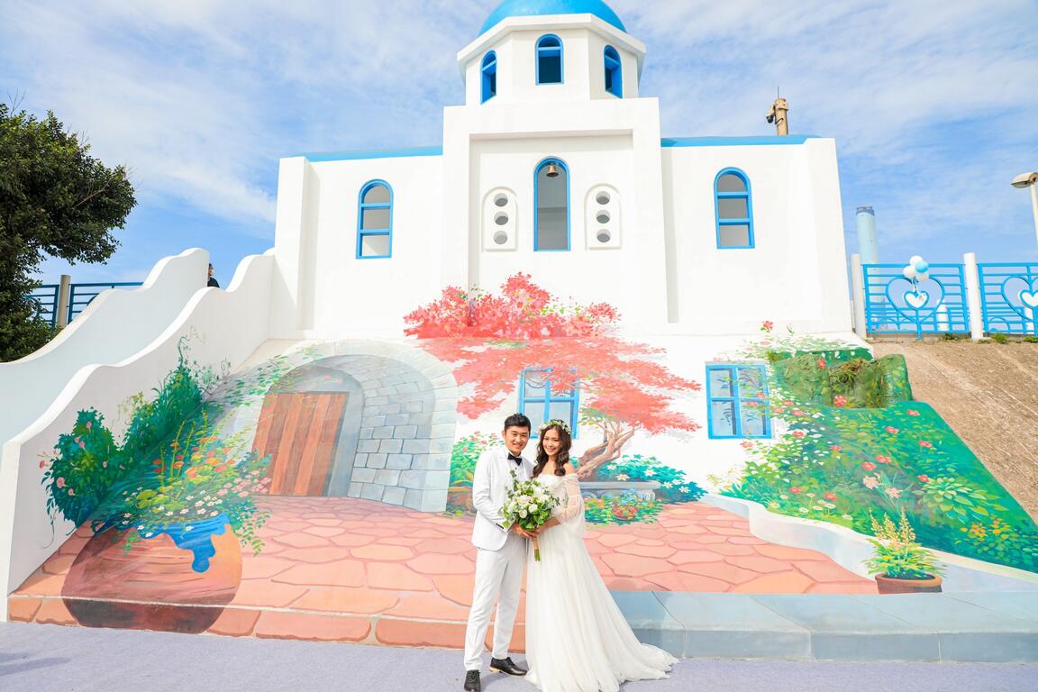 盧市長表示麗水漁港是最適合打卡-結婚的地方