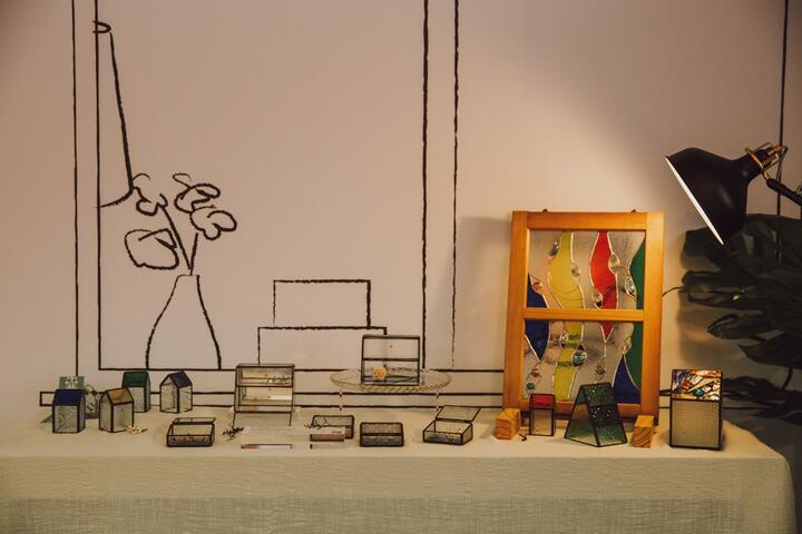 文創業者-囍-鑲嵌玻璃-之喜餅珠寶盒