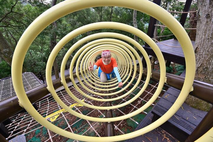 林間的遊憩設施