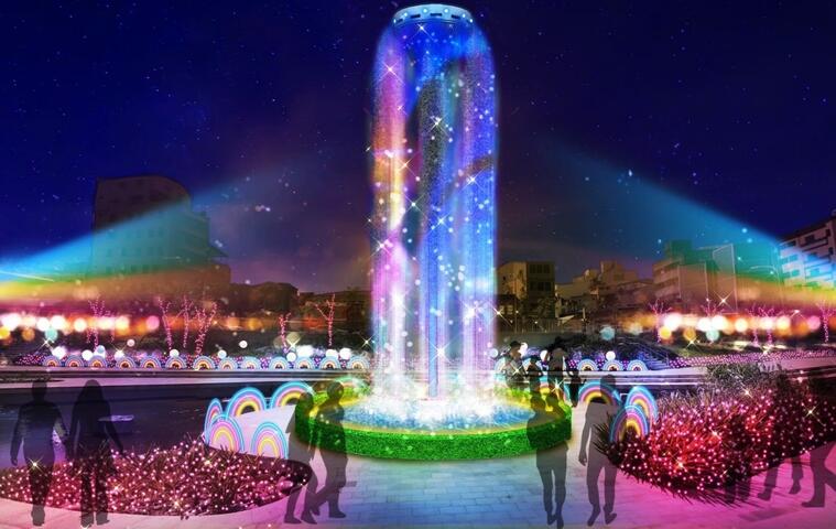 高達20公尺-垂涎60尺-水水耶誕樹