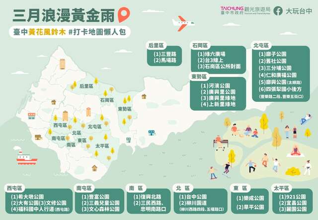 三月浪漫黃金雨