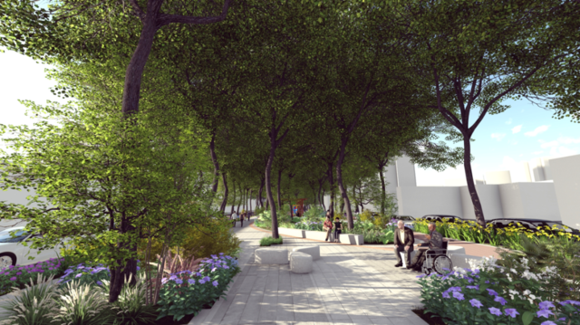 太原園道模擬圖