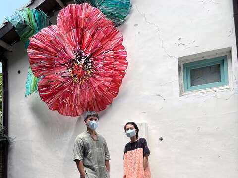 清眷森活藝術節戶外空間創作-森塑-大-自然-楊芳宜-右-及林俊作-左-期盼大家