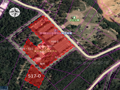 臺中市大甲鐵砧山旅客服務中心及星光露營場周邊設施ot案-委託營運範圍
