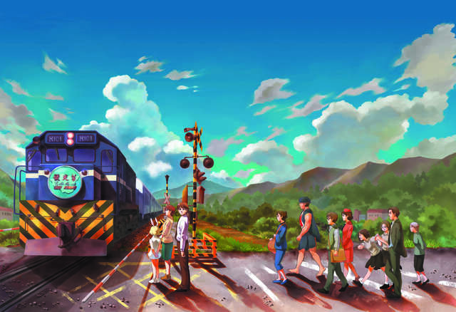 时空铁道之旅-封面彩稿