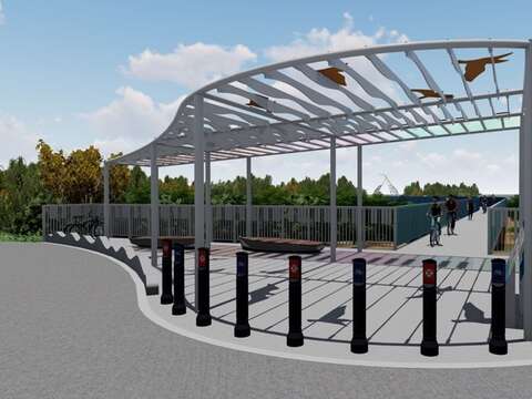 告白鋼琴休憩點-完工示意圖