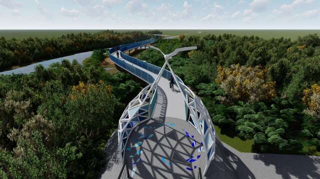 漁網地景-完工示意圖