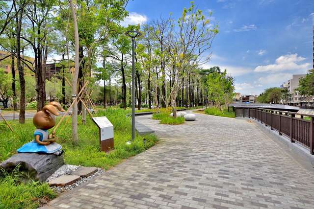 台中市綠川水環境改善工程-興大園道亮點河岸-整治有目共睹