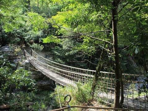 環山獵人登山步道-新建繩索橋